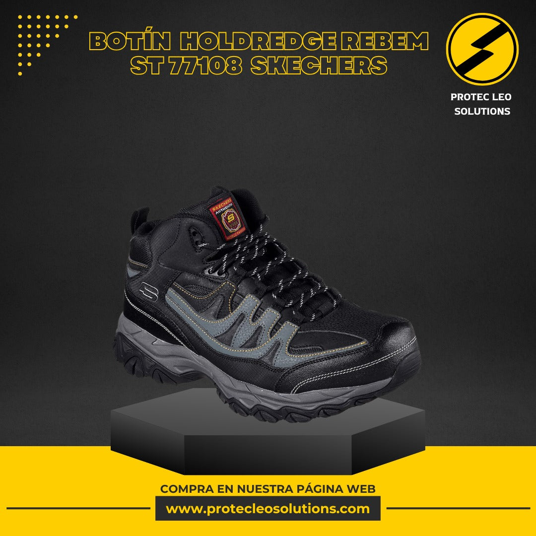 Botín de Seguridad Skechers Work Relaxed Fit Holdredge – Rebem ST