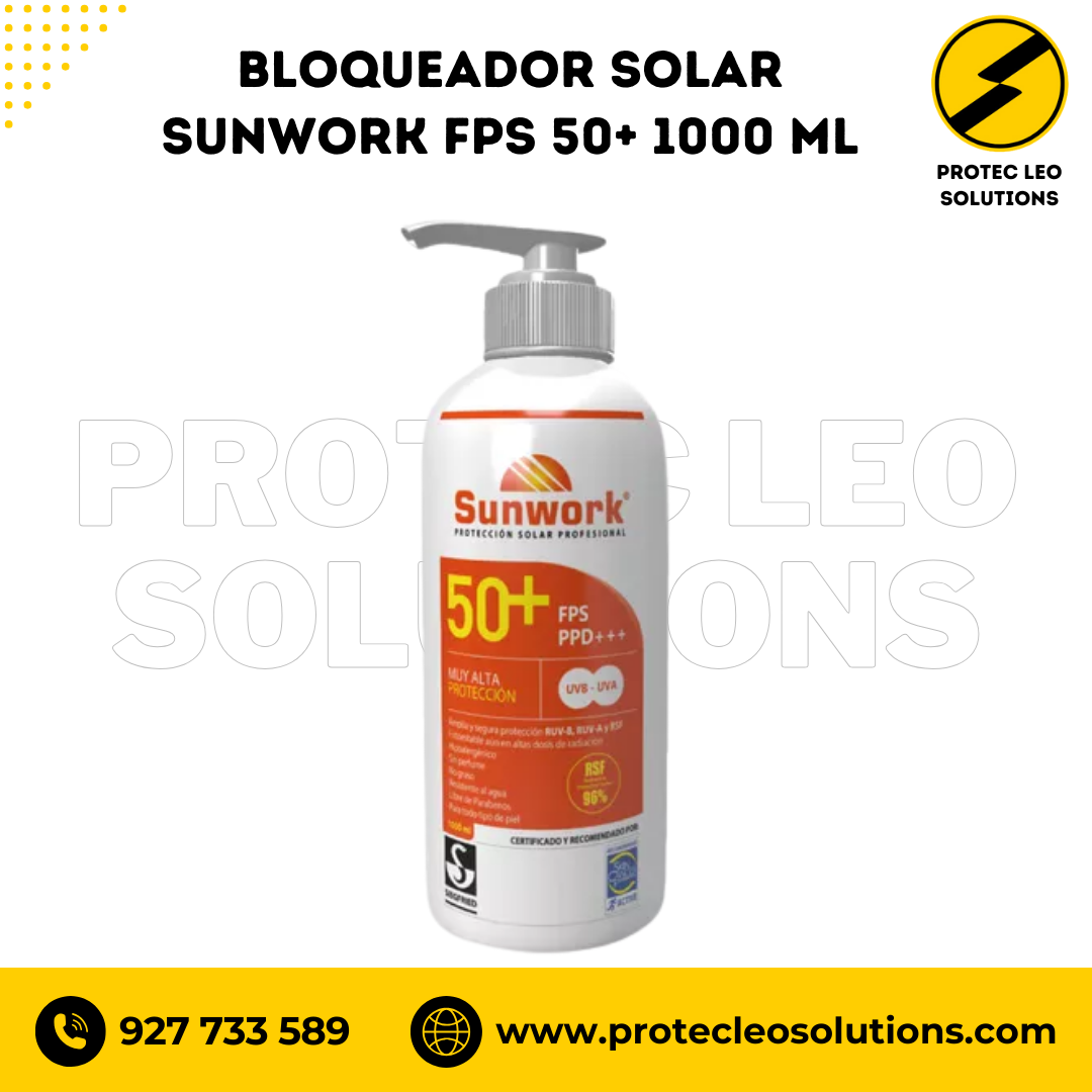 Bloqueador Solar Sunwork FPS 50+ 1000 ML