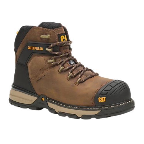 Botín Cat Excavator Superlite impermeable para mujer, calzado de seguridad con puntera composite, marrón, envíos a todo el Perú