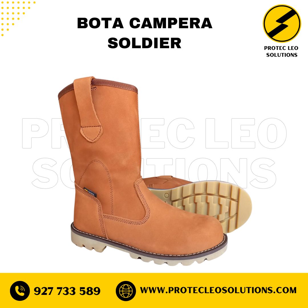 Bota Soldier Punta de Acero