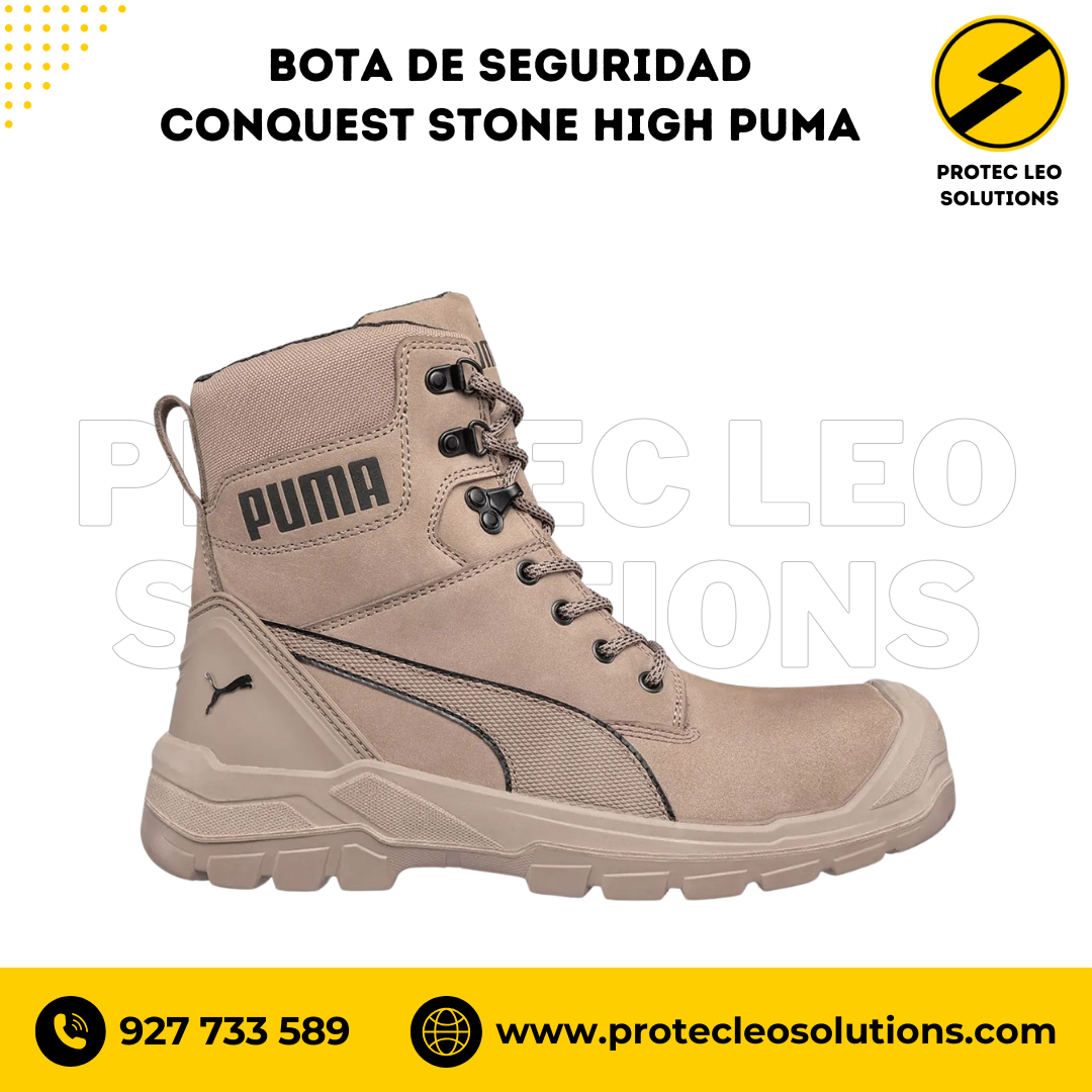 Bota de Seguridad Conquest Stone High Puma
