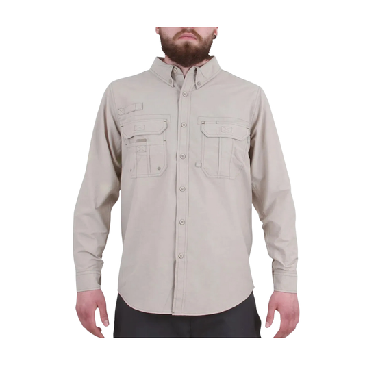 camisa hw duck dry beige protec leo solutions