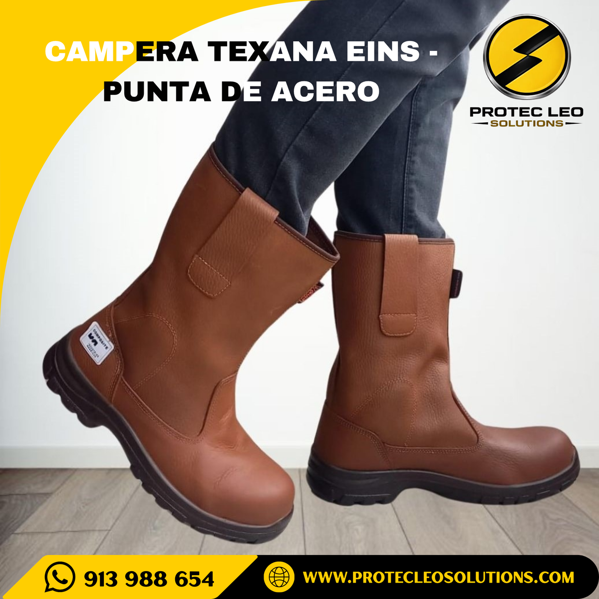 CAMPERA TEXANA EINS - PUNTA DE ACERO