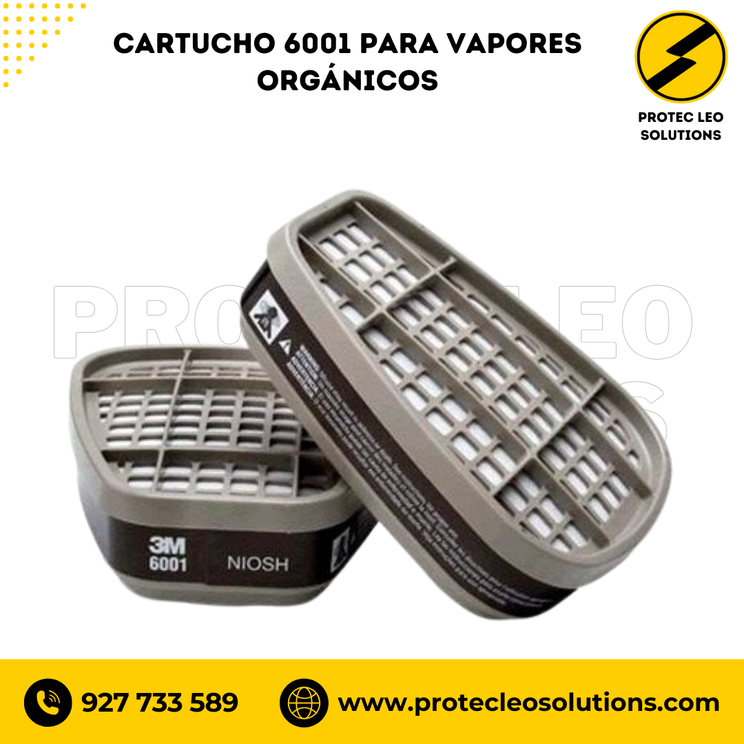 Cartucho 6001 Para Vapores Orgánicos