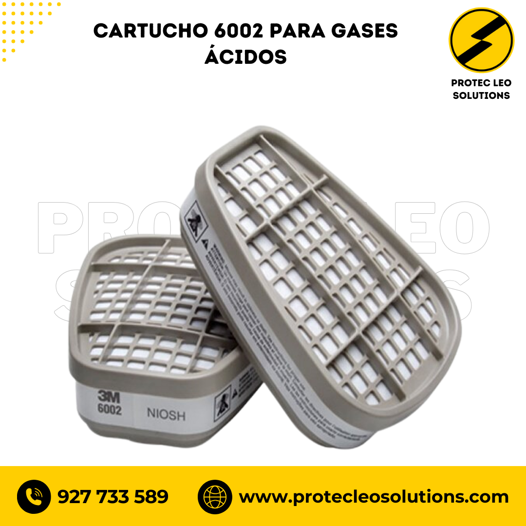 Cartucho Para Gases Ácidos 6002 3M