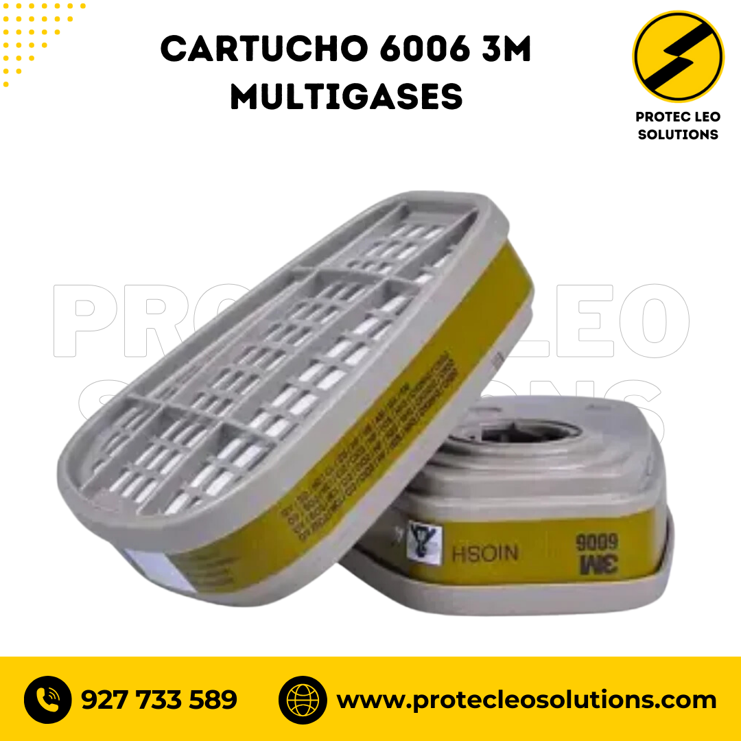 Cartucho 6006 3M Multigases
