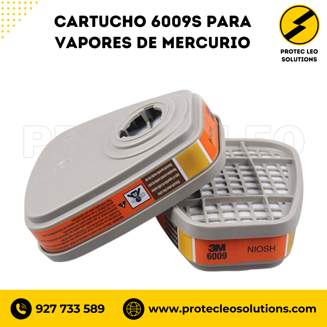 Cartucho 6009S Para Vapores de Mercurio