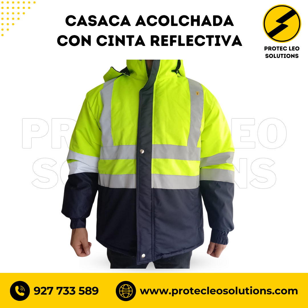 casaca con cinta reflectiva
