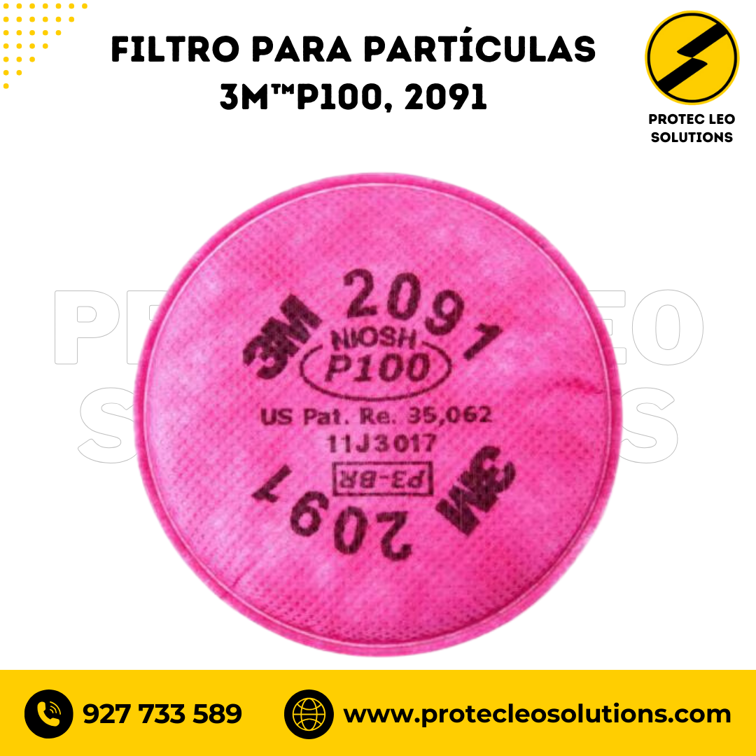 Filtro para Partículas 3M™P100, 2091