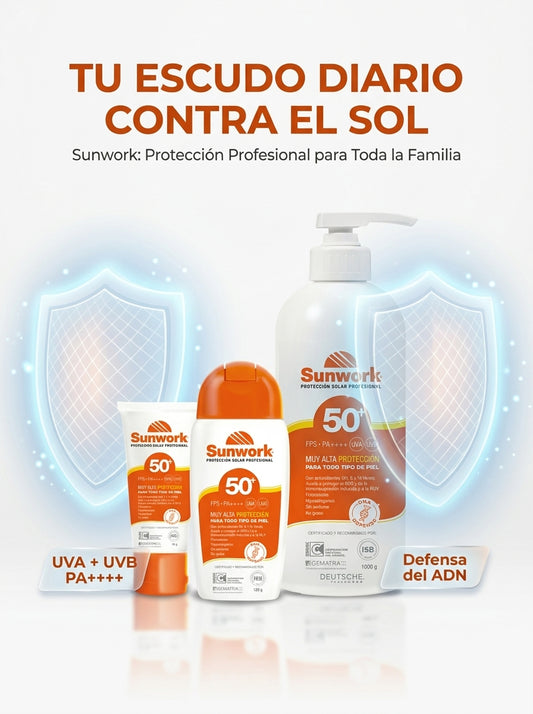 Bloqueador Solar Sunwork FPS 50+ 1000 ML