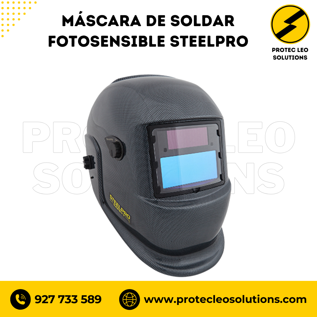 Máscara de soldar fotosensible Steelpro