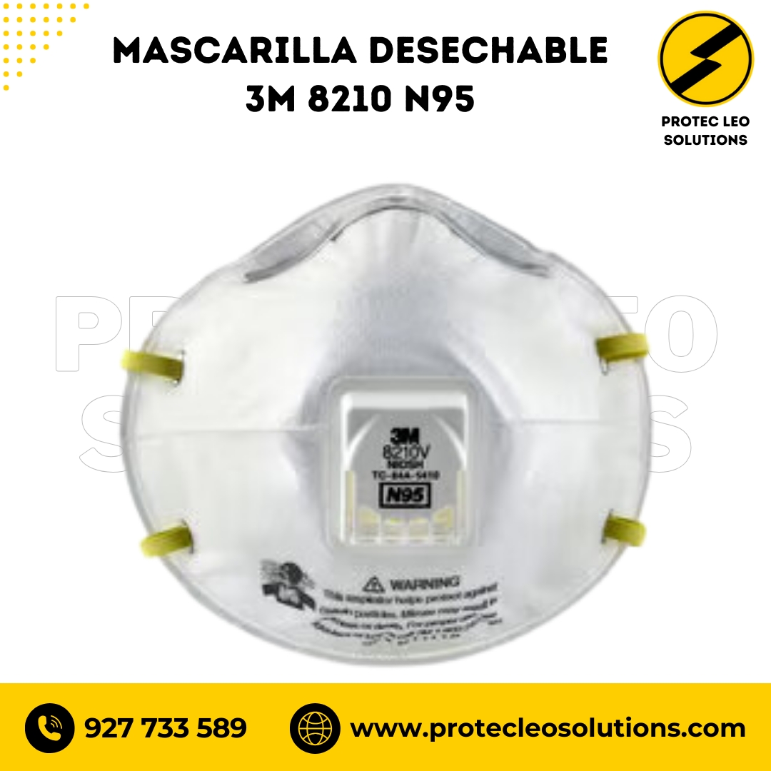 Mascarilla desechable 3M 8210 N95