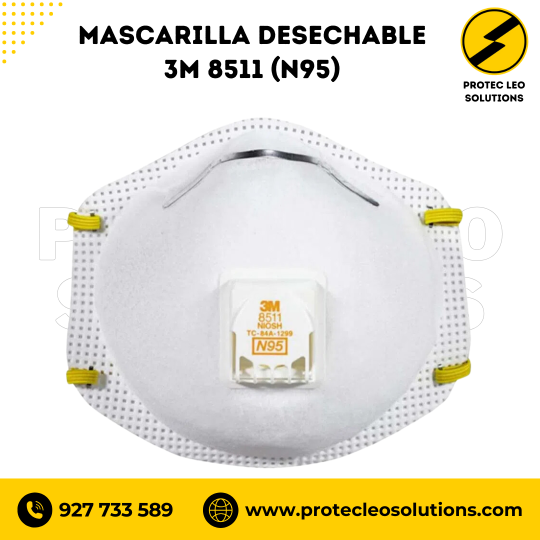 Mascarilla desechable 3M 8511 (N95)