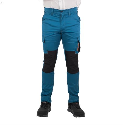 PANTALON CARGO DAKOTA SPANDEX PETROLEO HW