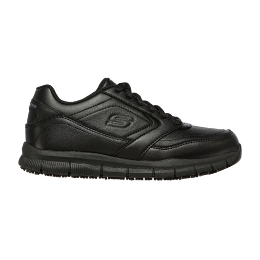 Zapatilla Antideslizante Mujer Skechers 77235-blk - Nampa Wyola Negro