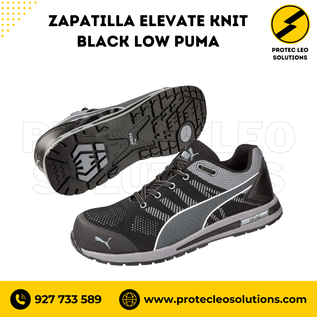 Zapatilla Elevate Knit Black Low Puma