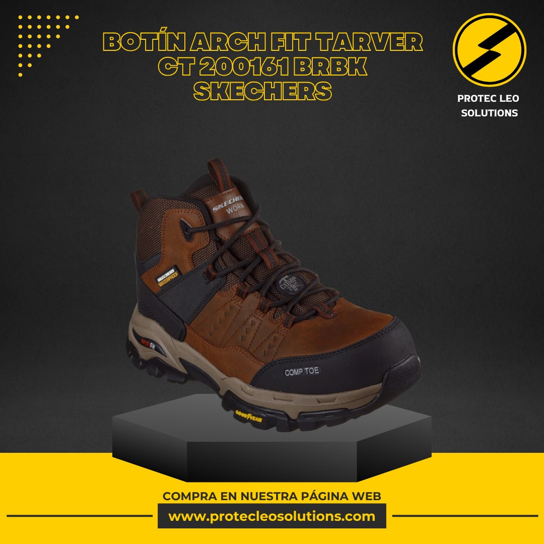 Botin De Seguridad Skechers Arch Fit Con Puntera De Composite