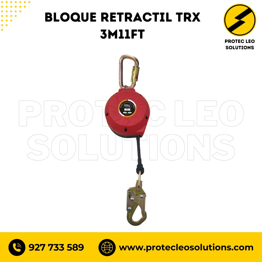 Bloque Retractil TRX 3M 11FT