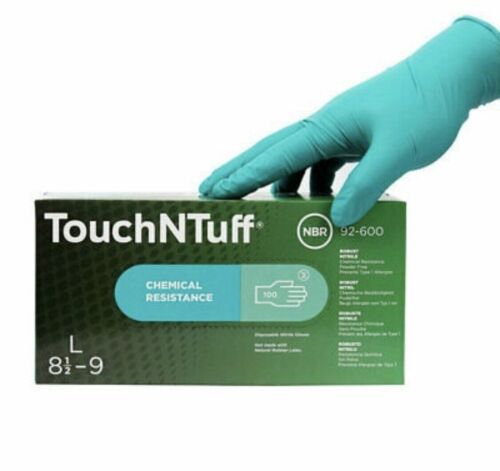 Guante nitrilo descartable 92-600 Touch Tuff de Ansell - ProtecLeoSolutions