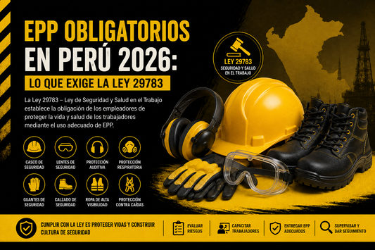 EPP obligatorios en Perú 2026: Lo que exige la Ley 29783