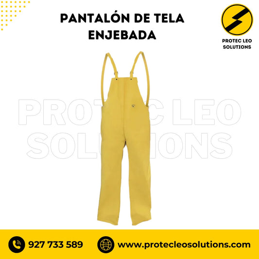Pantalón  de Tela Enjebada Amarillo Spro