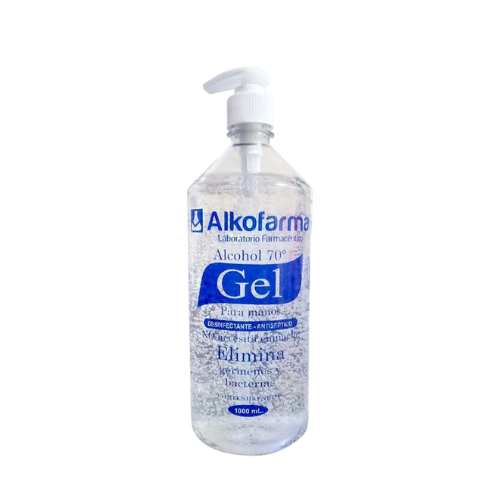 Alcohol en Gel 70° Alkofarma de 1 Litro - ProtecLeoSolutions