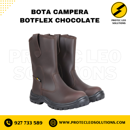 Bota Campera Botflex Chocolate Punta de Acero