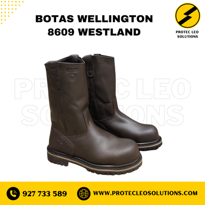 Bota Campera de Cuero Westland 8609 – Puntera Composite, Suela Antideslizante