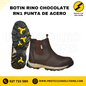Botin Rino Chocolate RN1 Punta de Acero