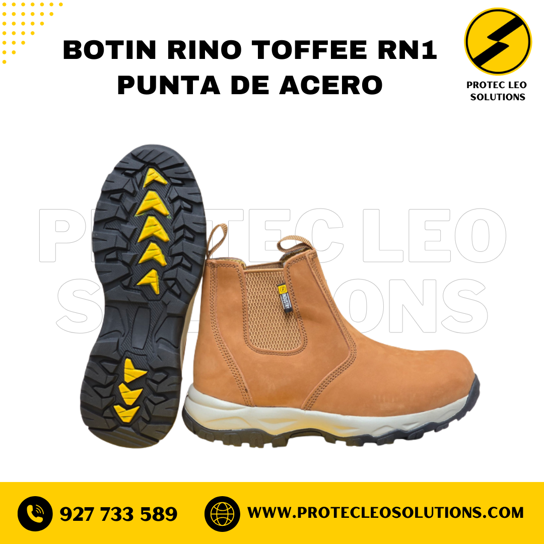 Botin Rino Toffee RN1 Punta de Acero