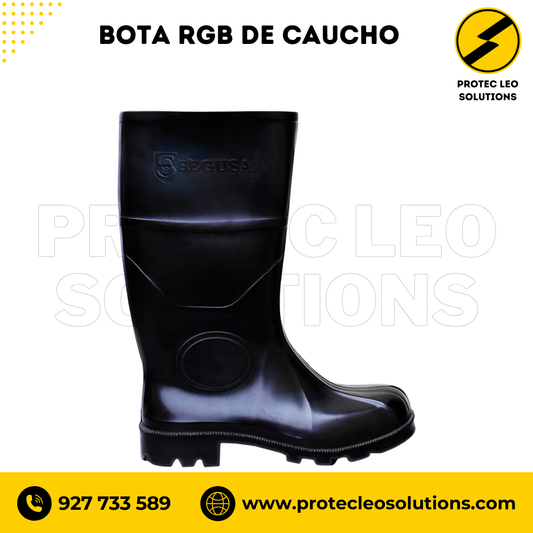 Bota RGB de caucho Segusa