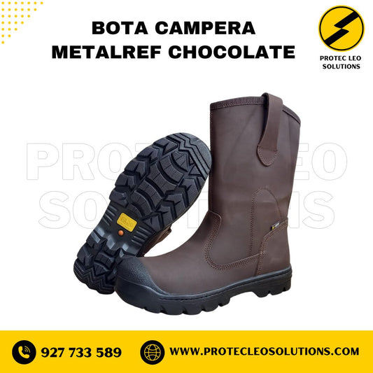 Bota de soldar Metalref punta de acero 