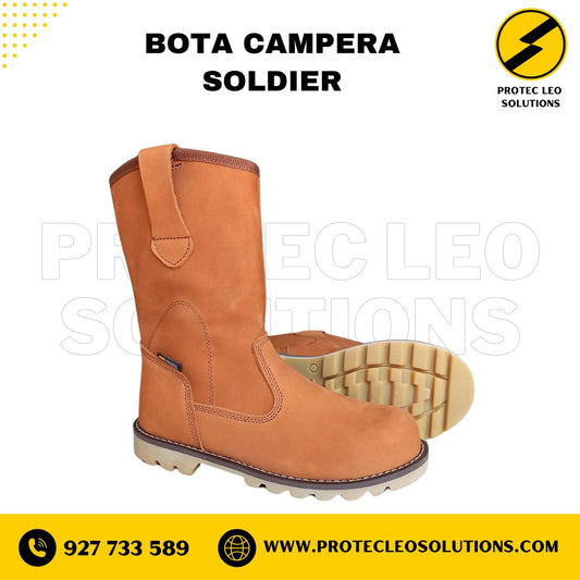 Bota Soldier Punta de Acero
