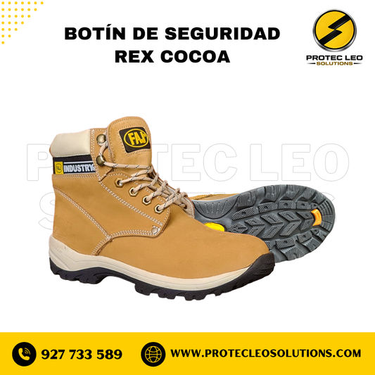 Botín De Seguridad Rex Cocoa