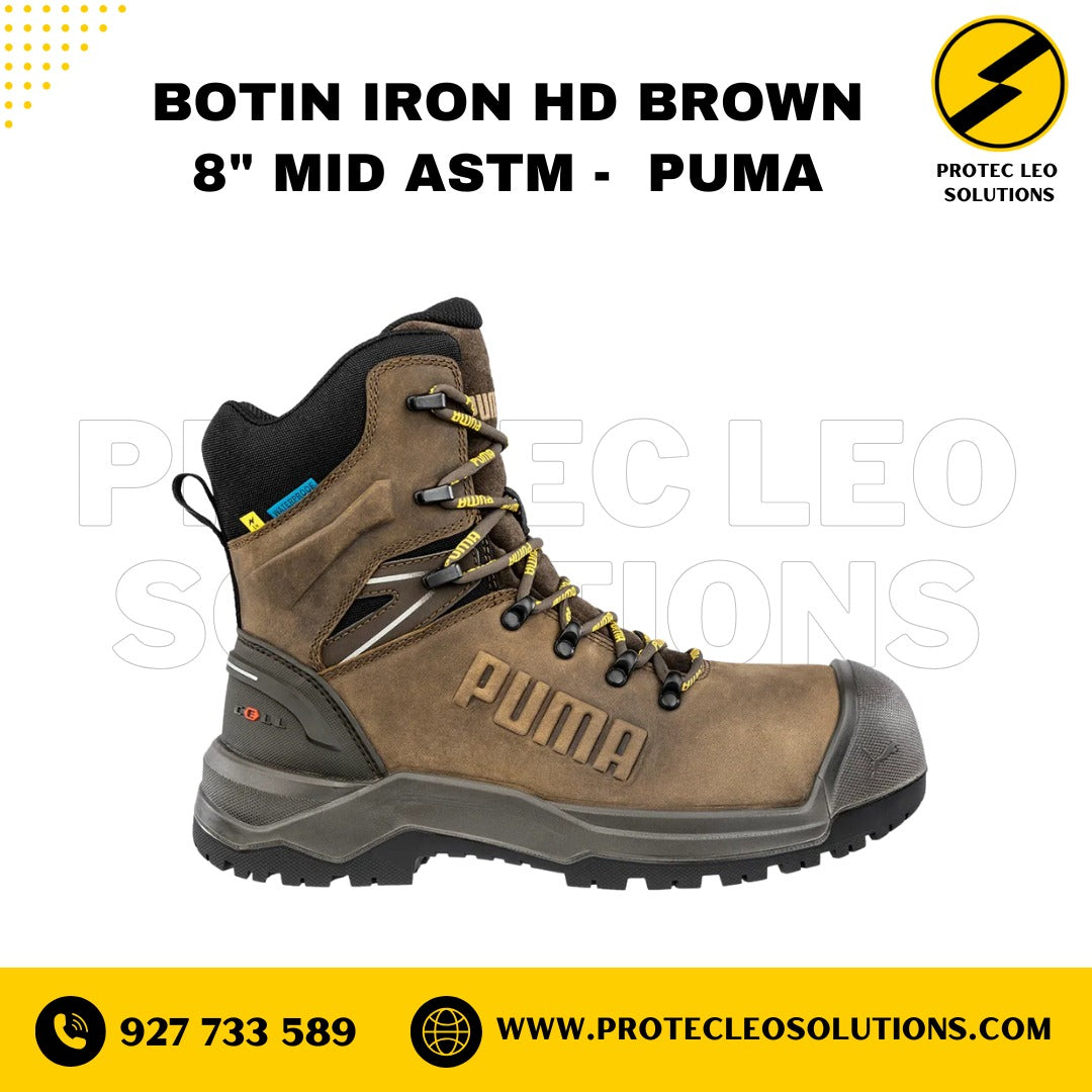 Bota de seguridad IRON HD BROWN PUMA