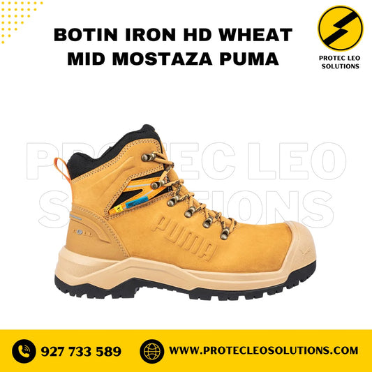 BOTA DE SEGURIDAD IRON HD WHEAT MID 