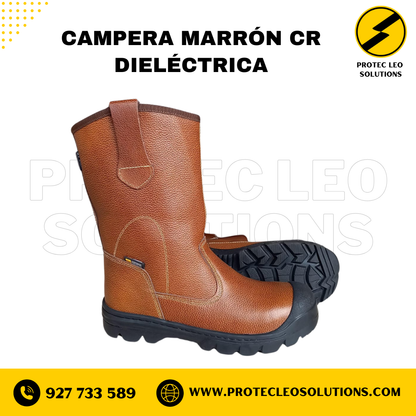 Bota Campera Marrón Cr Dieléctrico