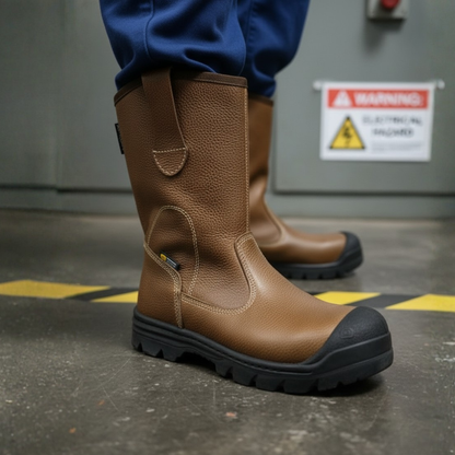 Bota Campera Marrón Cr Dieléctrico