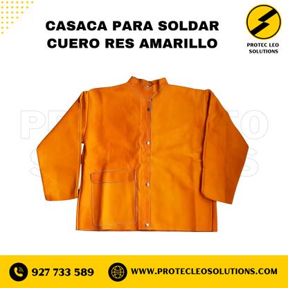 Casaca de Soldar Cuero Res