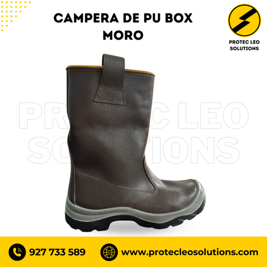 Bota Campera de PU Box Moro