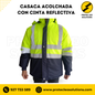 casaca con cinta reflectiva 