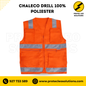 Chaleco Drill Tecnología Fortec 100% Poliester con Cinta 3M 2″