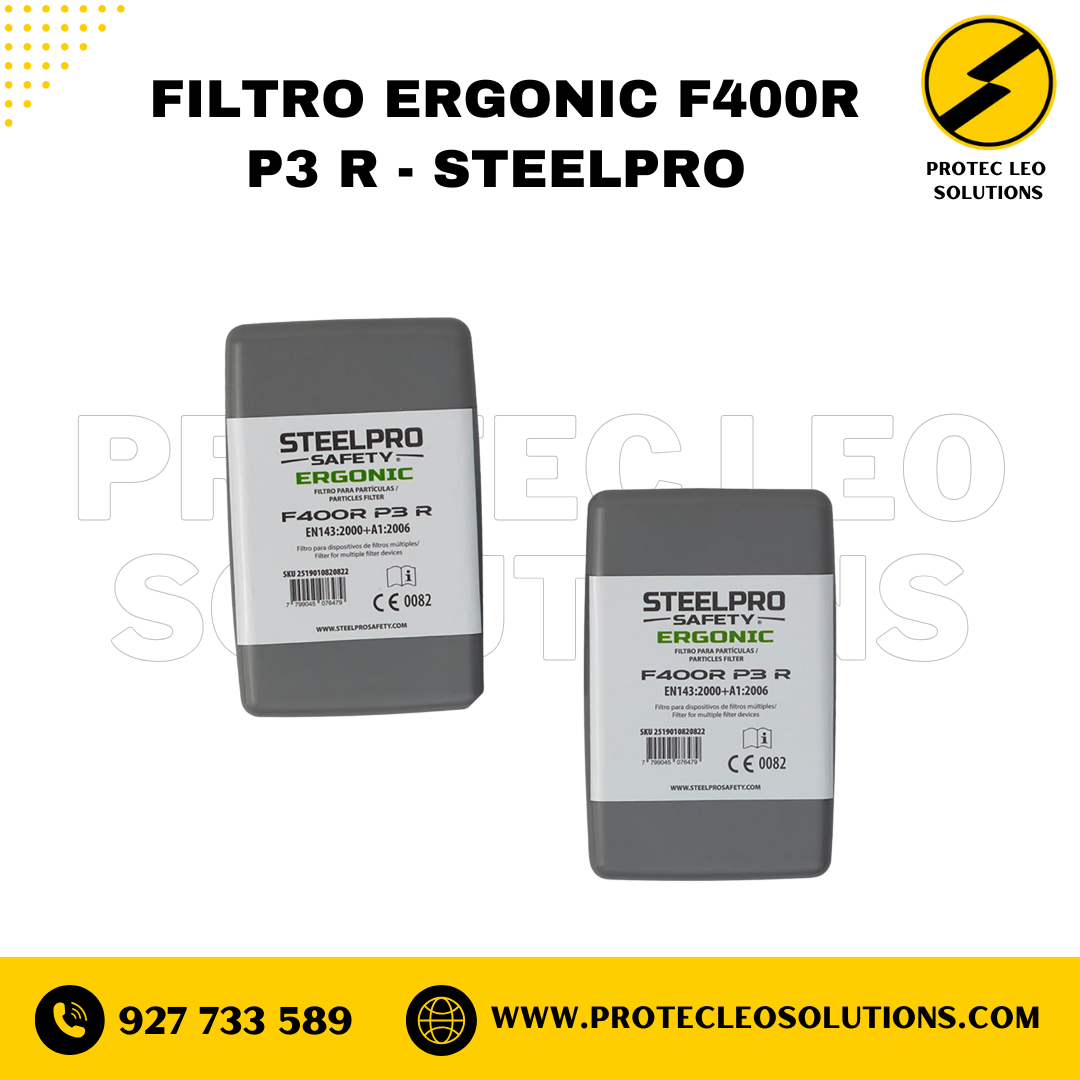 Filtro Ergonic F400r p3 r - Steelpro