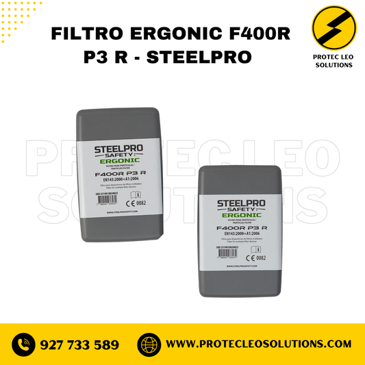 Filtro Ergonic F400r p3 r - Steelpro