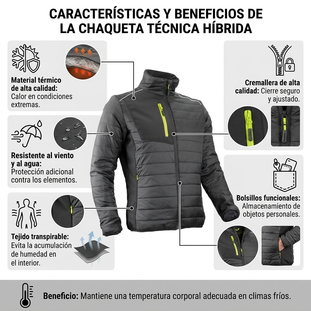 Casaca térmica Sumi Coverguard con acolchado SORONA - vista frontal