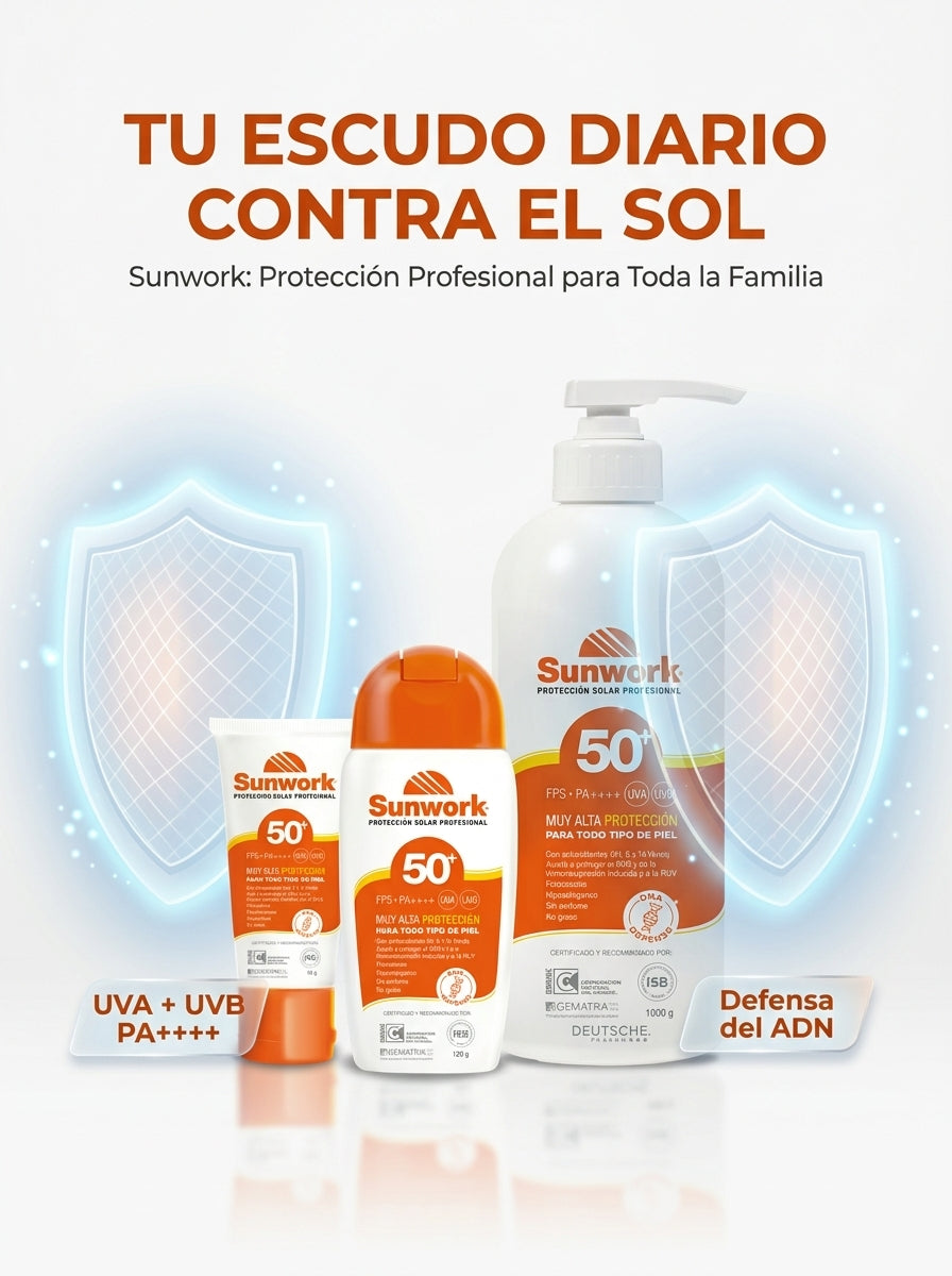Bloqueador Solar Sunwork FPS 50+ 1000 ML