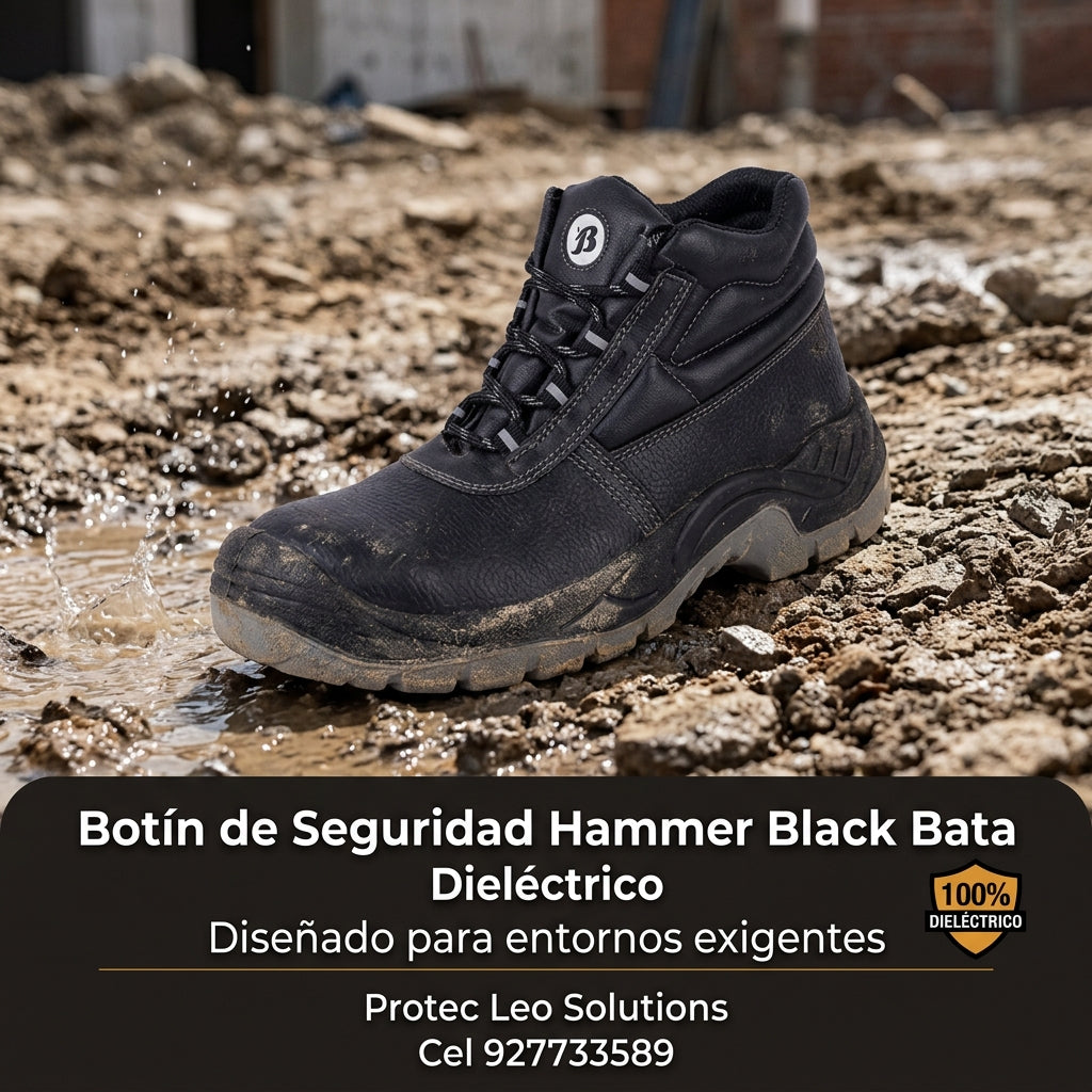 Botín Hammer Black Bata Industrials