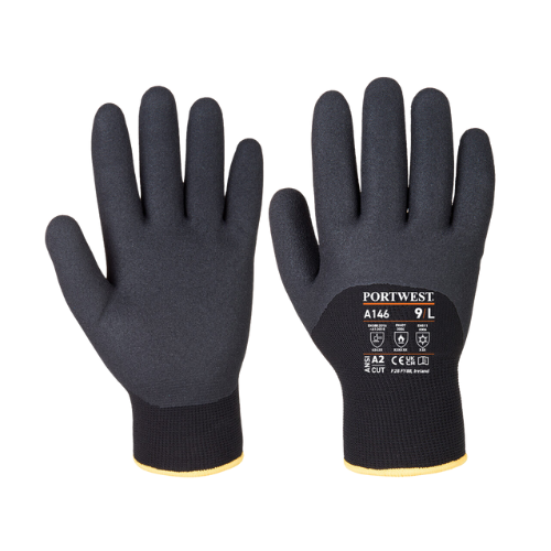 Guantes Invierno Artic Nitrilo Arenoso A146 Portwest - ProtecLeoSolutions