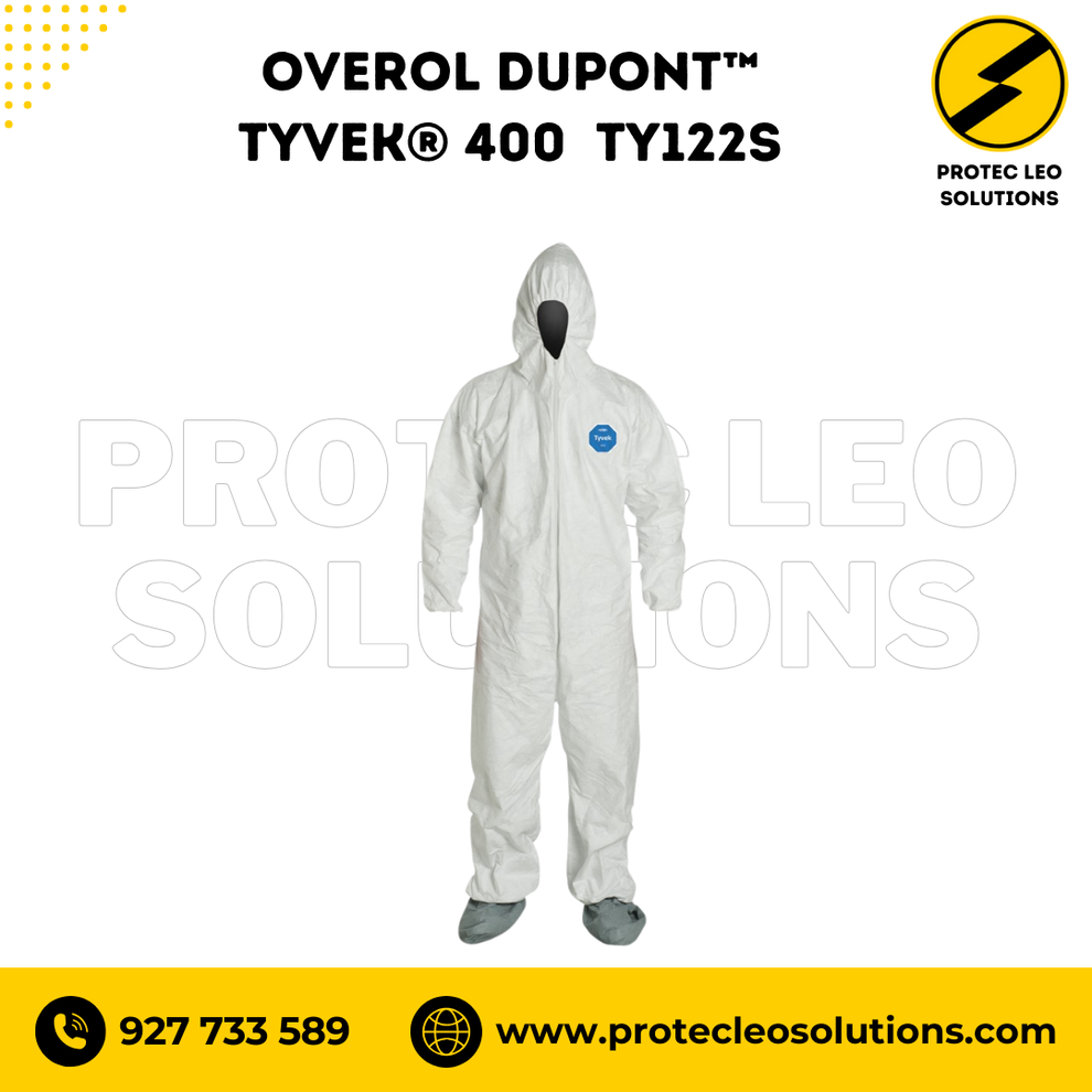 Ty122s Overol Dupont™ TYVEK® 400 TY122S – PROTEC LEO SOLUTIONS SAC