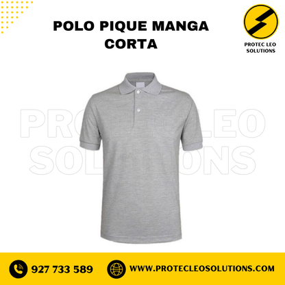 Polo Pique Manga Corta